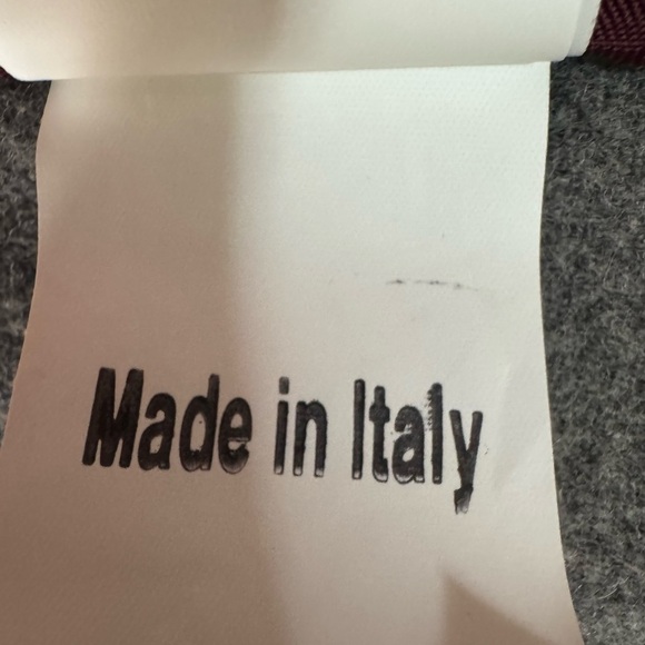 Vintage Italian plaid houndstooth LE FULL ruffled midi pea coat woman’s 4 - Picture 16 of 16